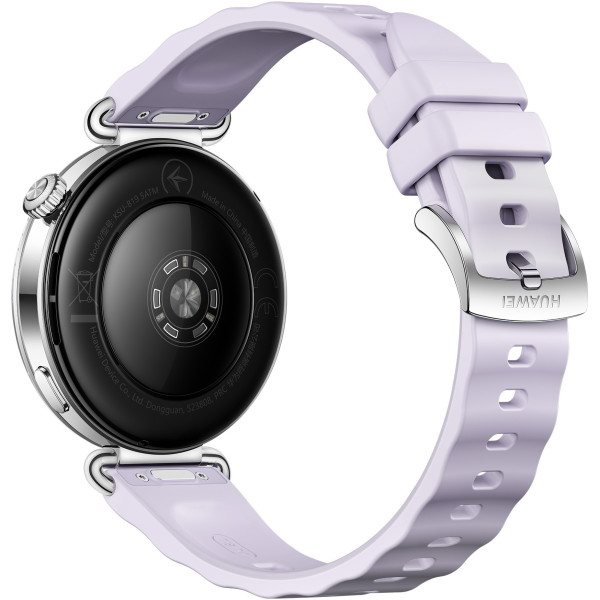 Смарт-годинник Huawei Watch GT 6 41mm Steel with Purple Fluoroelastomer Strap (55020FTM)