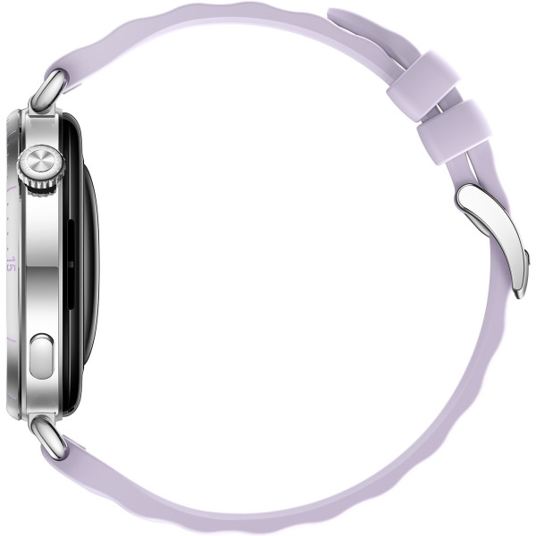 Смарт-годинник Huawei Watch GT 6 41mm Steel with Purple Fluoroelastomer Strap (55020FTM)