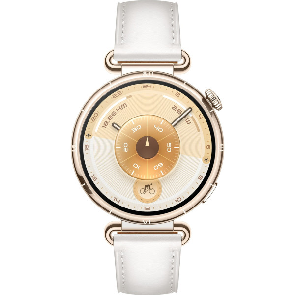 Смарт-часы Huawei Watch GT 6 41mm Gold with White Composite Leather Strap (55020FTN)