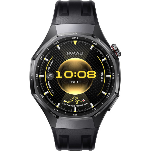 Смарт-годинник Huawei Watch GT 6 Pro 46mm Black with Black Fluoroelastomer Strap (55020FTU)