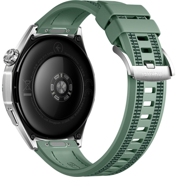 Смарт-часы Huawei Watch GT 6 46mm Steel with Green Woven Strap (55020FTV)