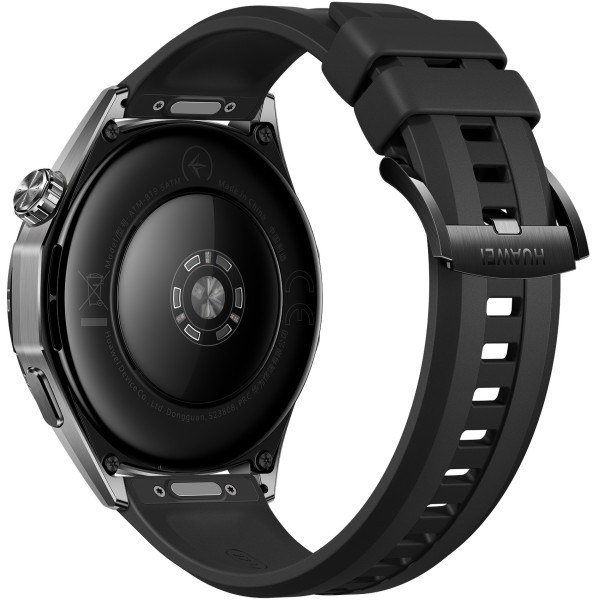 Смарт-часы Huawei Watch GT 6 46mm Black with Black Fluoroelastomer Strap (55020FTX)