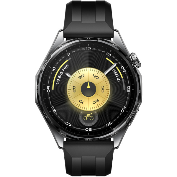Смарт-часы Huawei Watch GT 6 46mm Black with Black Fluoroelastomer Strap (55020FTX)