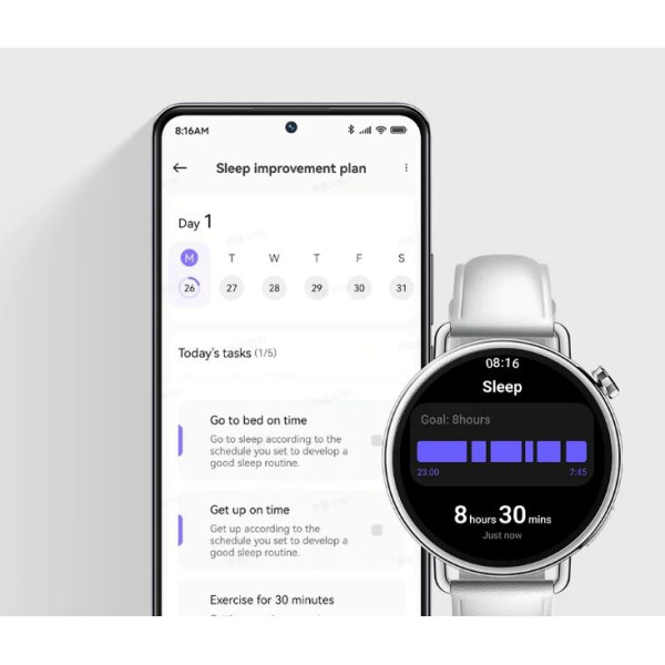 Смарт-годинник Xiaomi Watch S4 41mm White (BHR07VUGL)