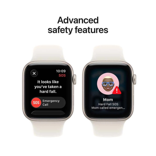 Смарт-годинник Apple Watch SE 3 GPS 40mm Starlight Aluminium Case with Starlight Sport Band - S/M (MEH34RK/A)