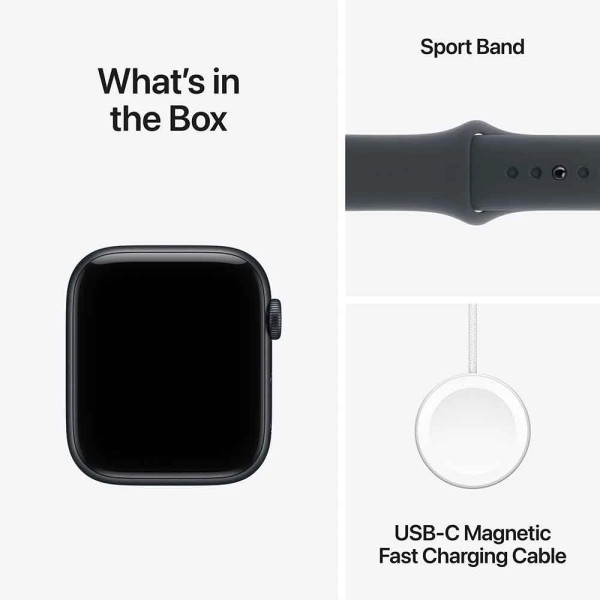 Смарт-годинник Apple Watch SE 3 GPS 40mm Midnight Aluminium Case with Midnight Sport Band - S/M (MEH94RK/A)