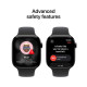 Смарт-годинник Apple Watch Series 11 GPS 46mm Jet Black Aluminium Case with Black Sport Band - M/L (MEUX4RK/A)