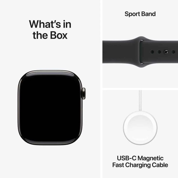 Смарт-годинник Apple Watch Ultra 3 GPS + Cellular 49mm Black Titanium Case with Black Ocean Band (MF0J4QP/A)