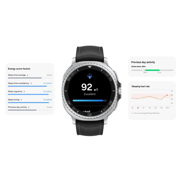 Смарт-годинник Samsung Galaxy Watch8 Classic Black (SM-L500NZKASEK)