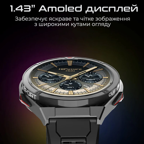 Смарт-часы HiFuture Active Black/Red