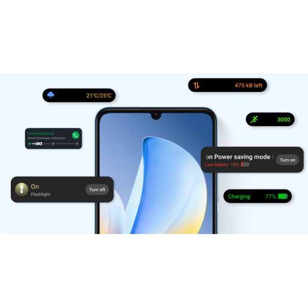 Смартфон Realme Note 70 4/128GB (RMX5313) Obsidian Black