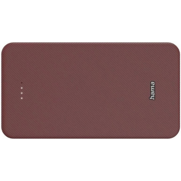 Універсальна мобільна батарея Hama 20000mAh 15W Red (00201717)