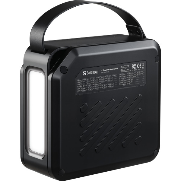 Універсальна мобільна батарея Sandberg DC Power Station 72000mAh Black (421-22)