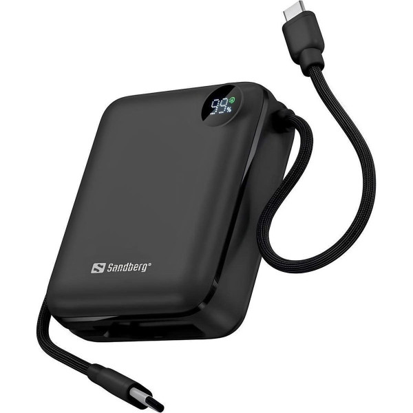 Универсальная мобильная батарея Sandberg 10000mAh 20W Black (421-26)