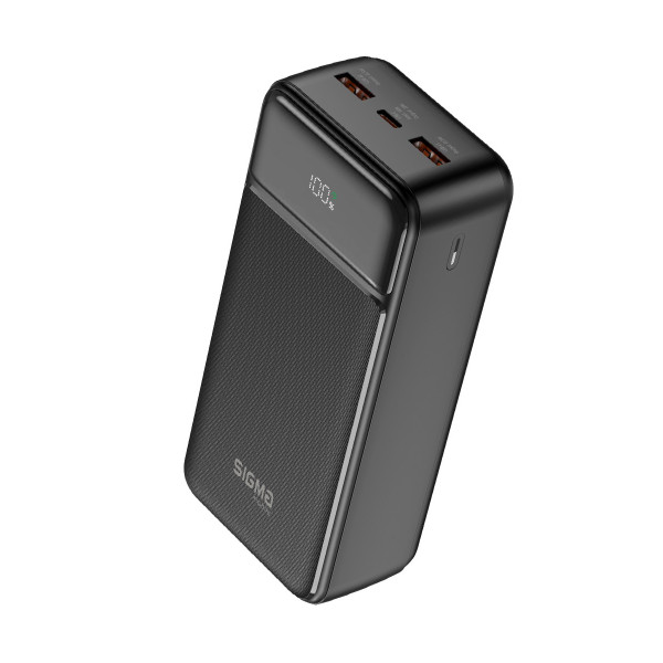 Универсальная мобильная батарея Sigma mobile X-Power SI30A4QL 30000mAh Black (4827798787311)