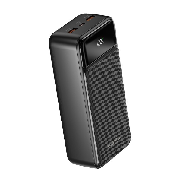 Универсальная мобильная батарея Sigma mobile X-Power SI30A4QL 30000mAh Black (4827798787311)