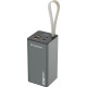Універсальна мобільна батарея Wozinsky K65+ 30000 65W Gray (5907769364457)
