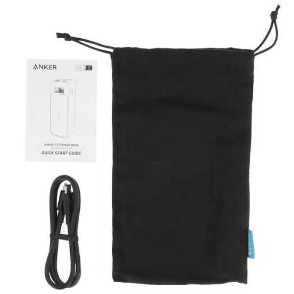 Універсальна мобільна батарея Anker PowerCore 737 GaNPrime 24000 mAh 140W Black (A1289011)