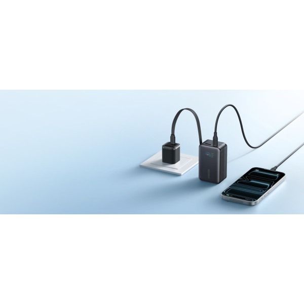 Універсальна мобільна батарея Anker Nano 10000mAh 45W Black (A1638H11)