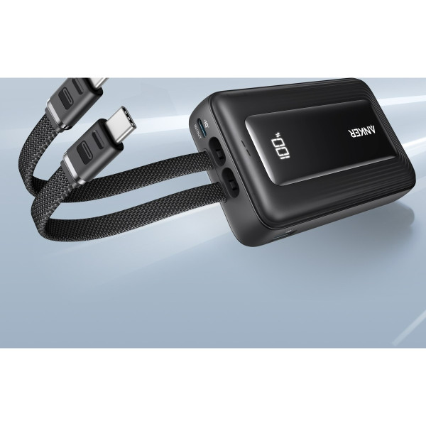 Універсальна мобільна батарея Anker Zolo 20000mAh 45W Black (A1681H12)