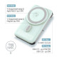 Універсальна мобільна батарея ColorWay 15W MagSafe & Watch Wireless 10000mAh Aquamarine (CW-PB100LPA2MT-WPDD)