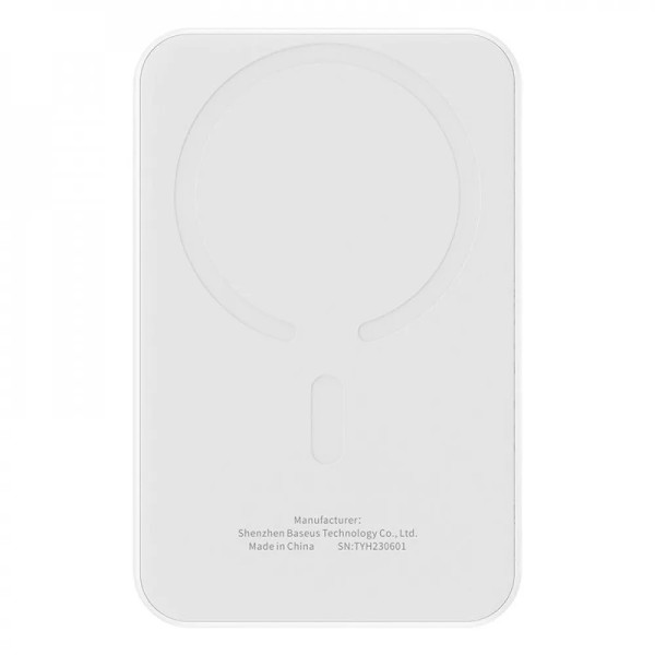 Универсальная мобильная батарея Baseus Magnetic Mini 5000mAh, 20W White (P10022107223-00)
