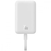 Универсальная мобильная батарея Baseus Magnetic Mini 10000mAh, 30W White (P1002210B223-00)