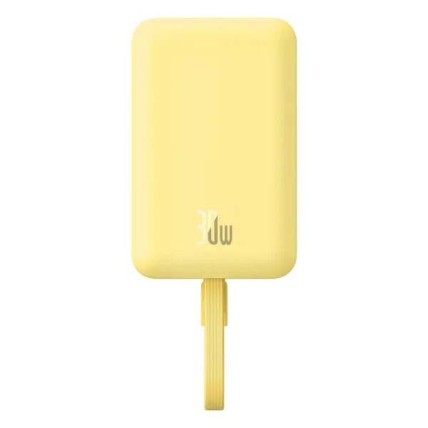 Універсальна мобільна батарея Baseus Magnetic Mini 10000mAh, 30W Yellow (P1002210BY23-00)