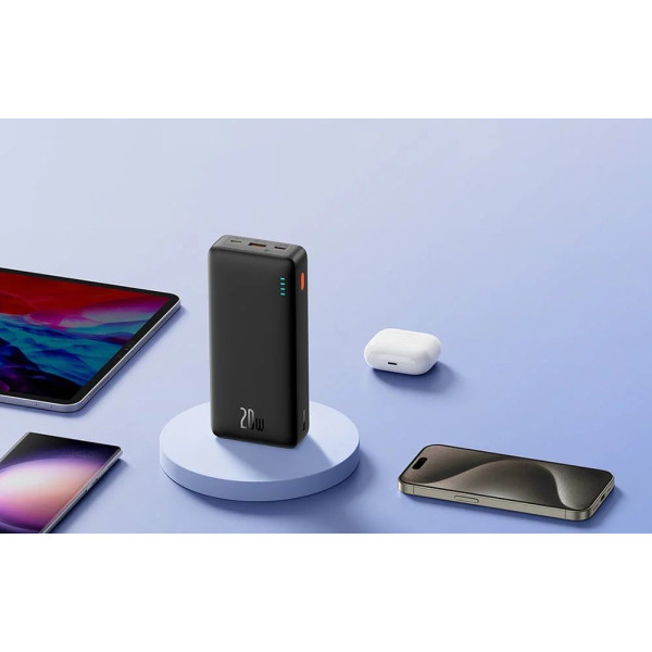 Універсальна мобільна батарея Baseus Airpow Black 20000mAh (P10022804113-00)