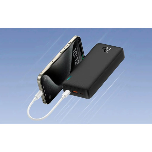 Універсальна мобільна батарея Baseus Airpow Black 20000mAh (P10022804113-00)