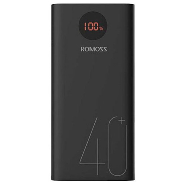 Універсальна мобільна батарея Romoss PEA40 40000mAh 22.5W Black (PEA40-152-2111H)