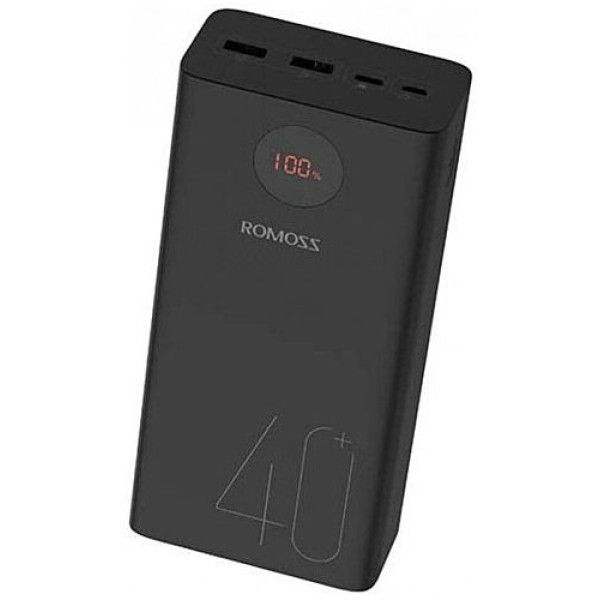 Універсальна мобільна батарея Romoss PEA40 40000mAh 22.5W Black (PEA40-152-2111H)
