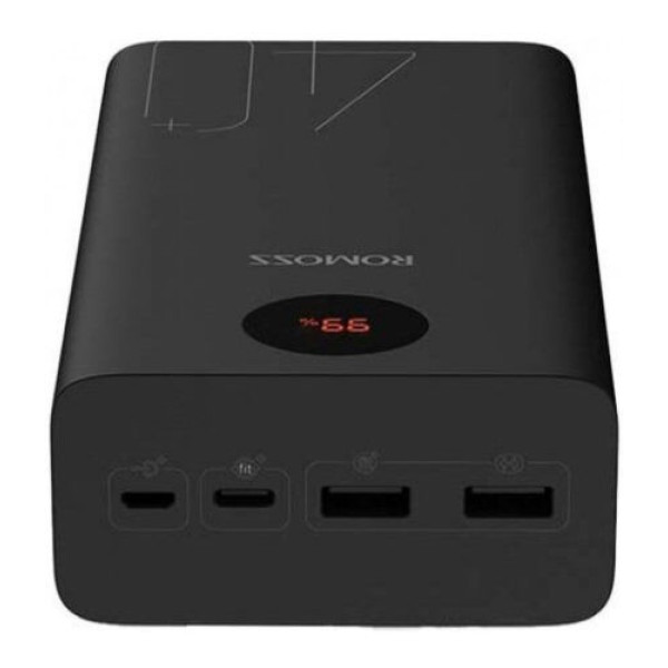 Універсальна мобільна батарея Romoss PEA40 40000mAh 22.5W Black (PEA40-152-2111H)