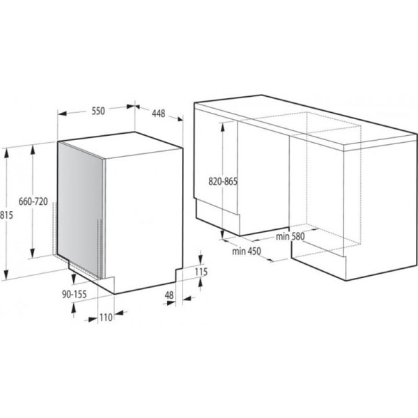 Встраиваемая посудомоечная машина Gorenje GV561D10