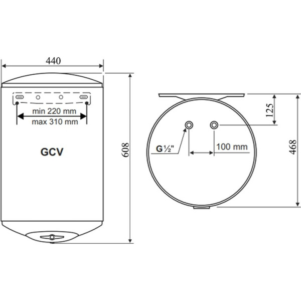 Водонагрівач Tesy Anticalc Slim GCV 303516D B14 TBRC