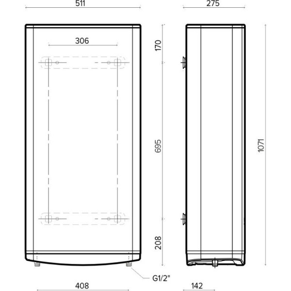 Водонагреватель Ariston Velis Tech 80 EU (3100918)