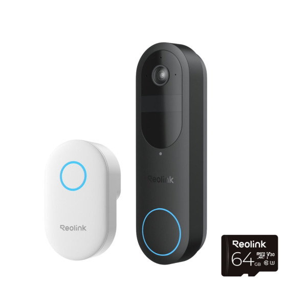Відеодзвінок Reolink D340B (Video Doorbell Wi-Fi/АКБ)