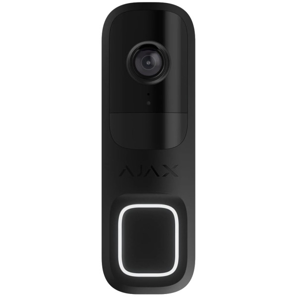 Видеозвонок Ajax Doorbell Black RAL 9005