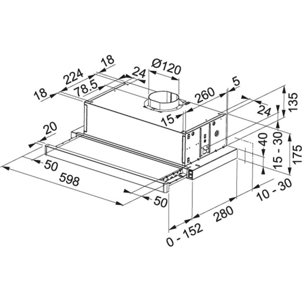 Вытяжка Franke Flexa FTC 532L GR/XS (315.0547.794)