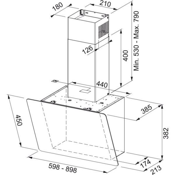 Витяжка Franke Smart Vertical 2.0 FPJ 915 V BK/DG (330.0573.295)