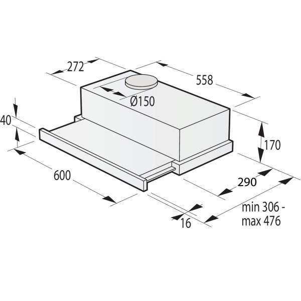 Витяжка Gorenje TH62E4BG