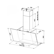 Витяжка Faber Tweet Ev8 Led WH A80