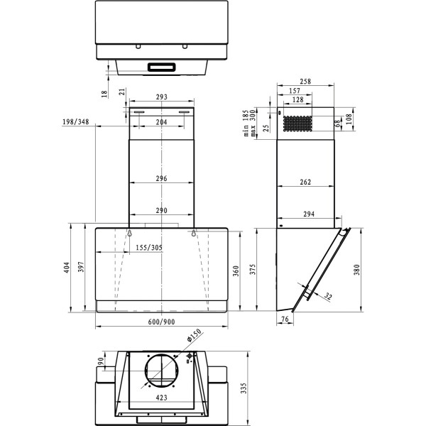Вытяжка Gorenje WHI649B21S