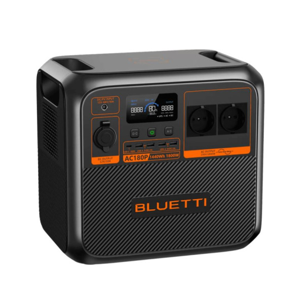 Зарядна станція Bluetti AC180P, 1440Wh, 1800W, LiFePO4