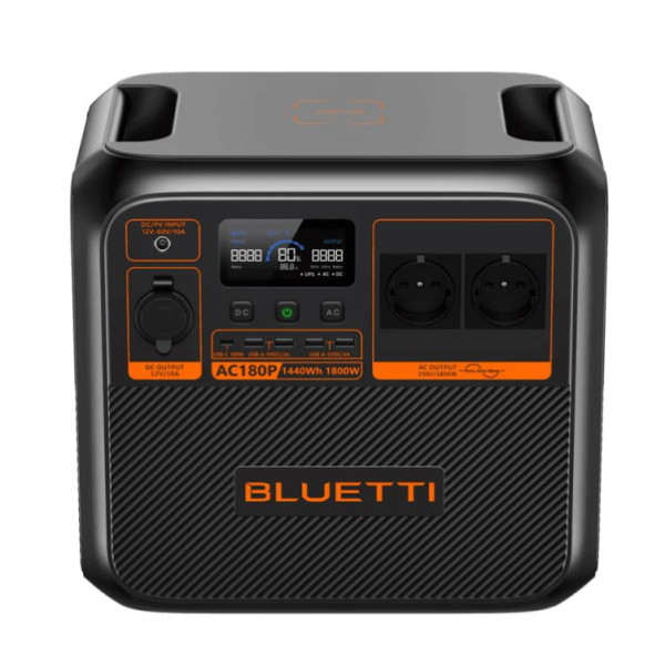 Зарядна станція Bluetti AC180P, 1440Wh, 1800W, LiFePO4