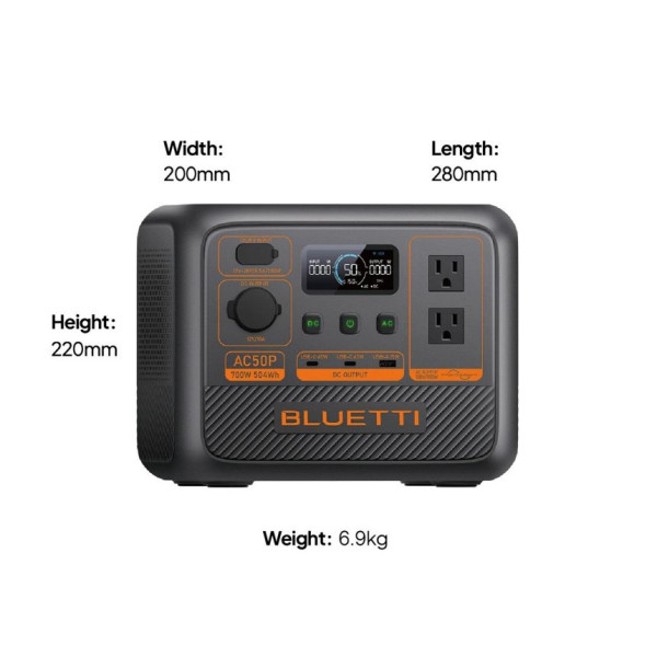 Зарядна станція Bluetti AC50P, 504Wh, 700W, LiFePO4_OEM