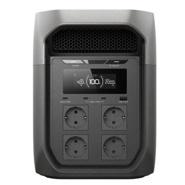Зарядна станція EcoFlow Delta 3 Max 2048Wh, 2400W (EFD3M-G-EU-CBOX)