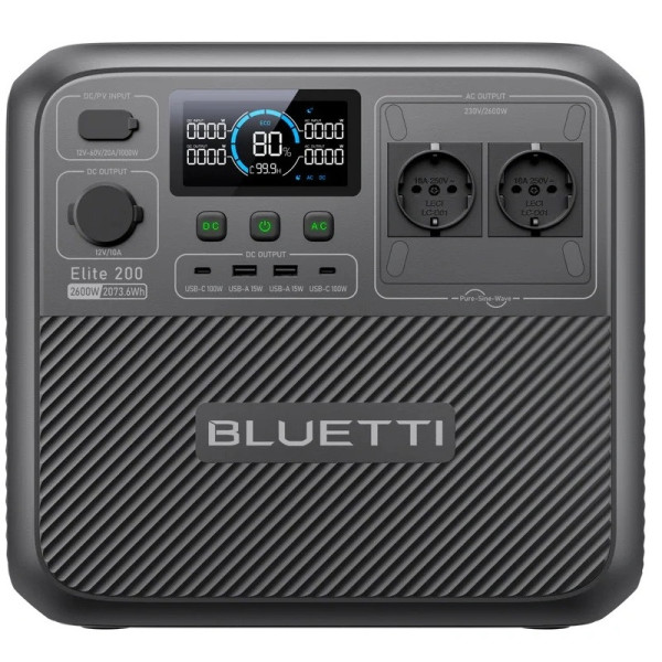 Зарядная станция Bluetti Elite 200 V2, 2600W, 2073Wh