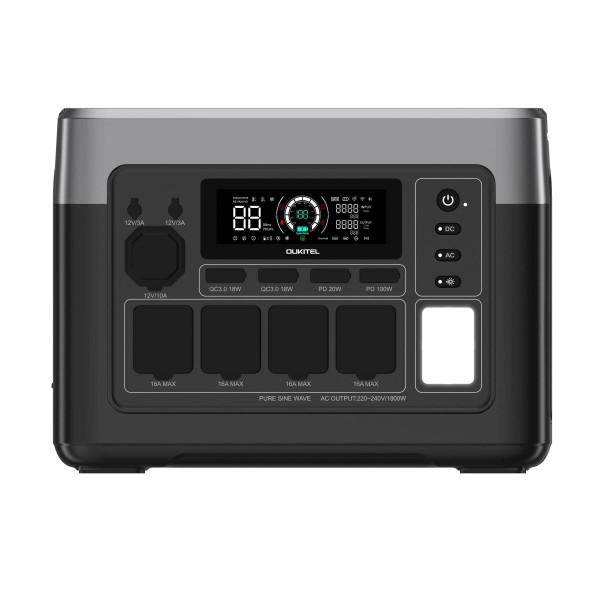 Зарядна станція Oukitel P1500E Plus, 1800W, 1536Wh, LiFePO4