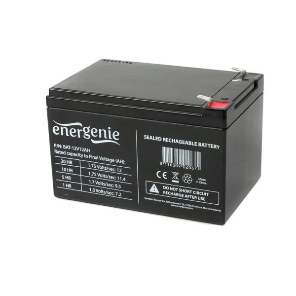 Аккумуляторная батарея EnerGenie 12V 12AH (BAT-12V12AH) AGM